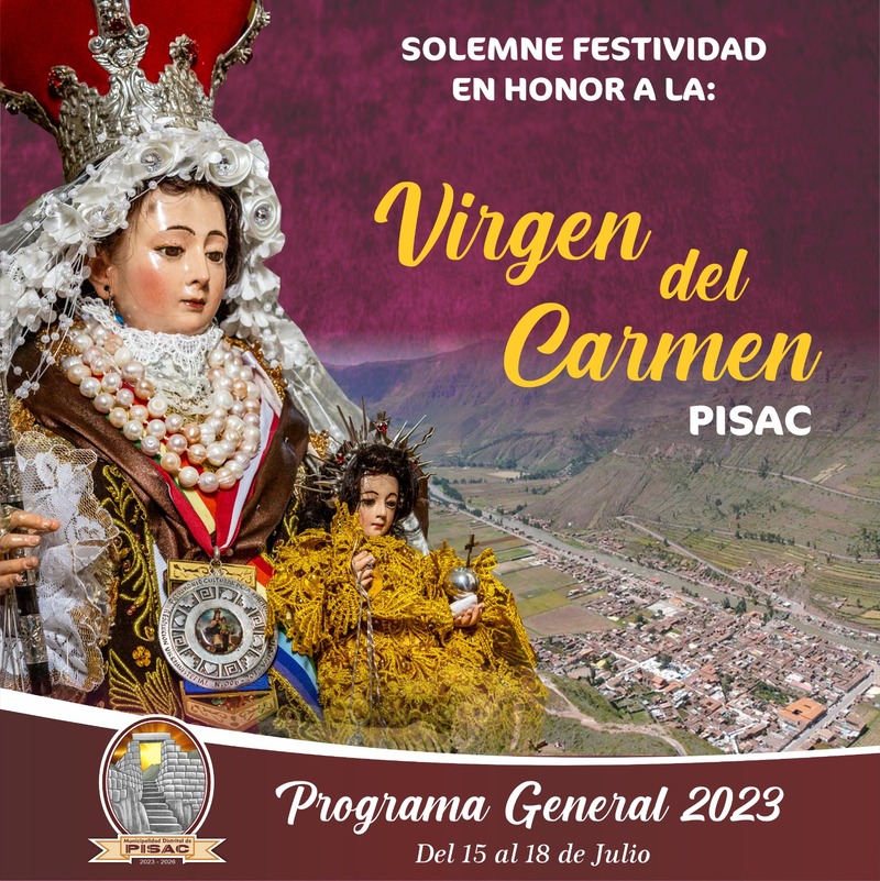 Solemne Festividad en Honor a la Virgen del Carmen de Pisac 2023